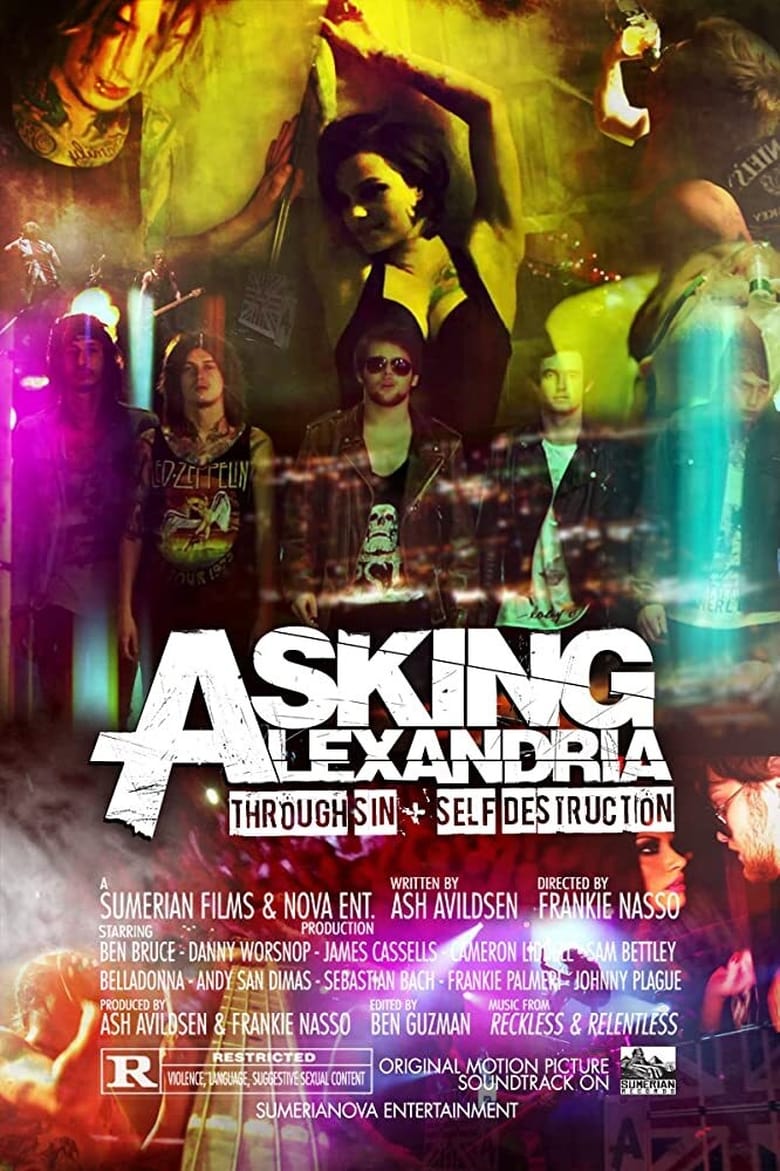 Poster of Asking Alexandria | Through Sin + Self Destruction