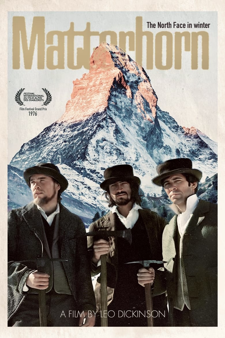 Poster of Matterhorn - The North Face In Winter