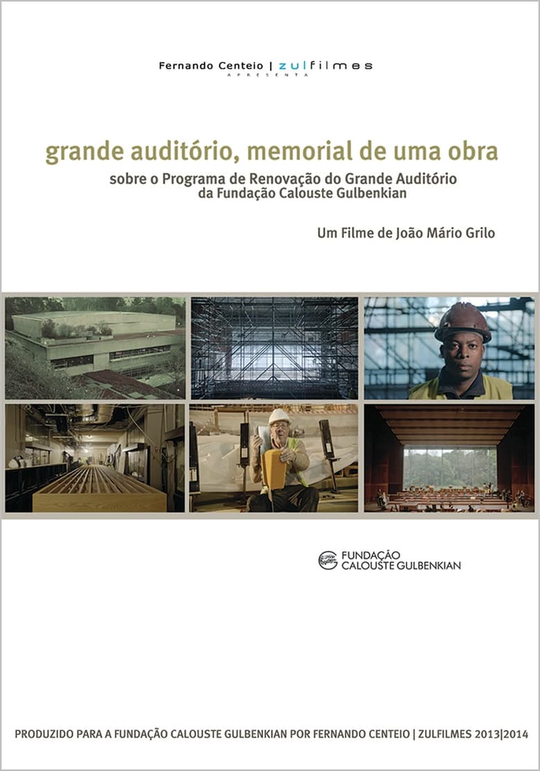 Poster of Grande Auditório, memorial de uma obra