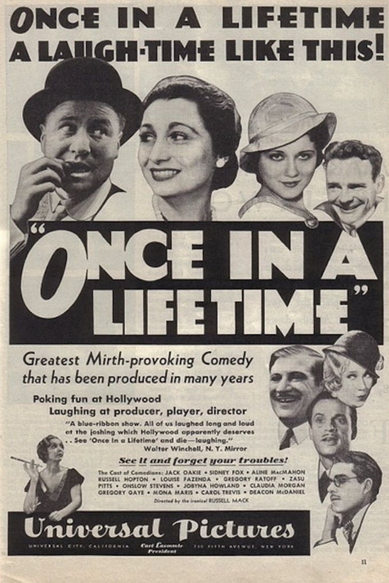 Poster of Once in a Lifetime