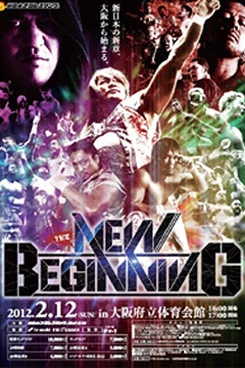 Poster of NJPW The New Beginning 2012