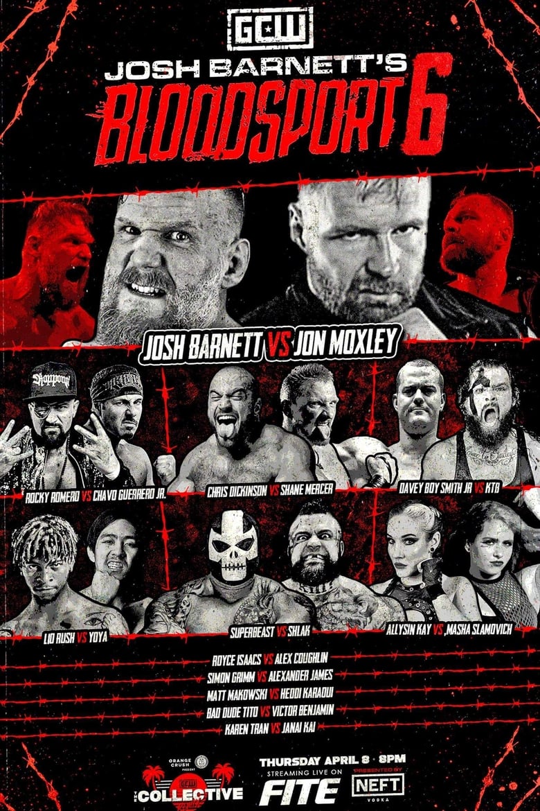 Poster of GCW Josh Barnett’s Bloodsport 6