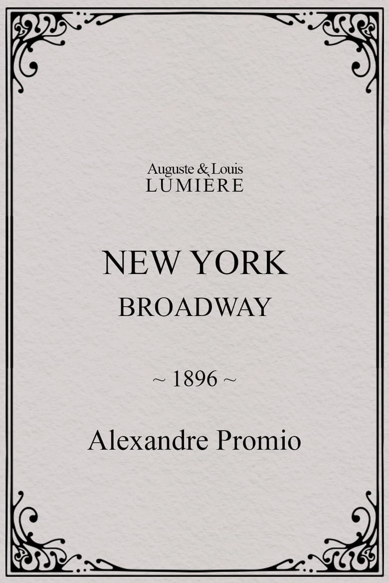 Poster of New York, Broadway