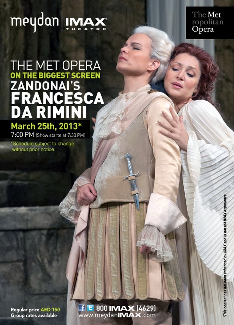 Poster of The Metropolitan Opera: Francesca da Rimini