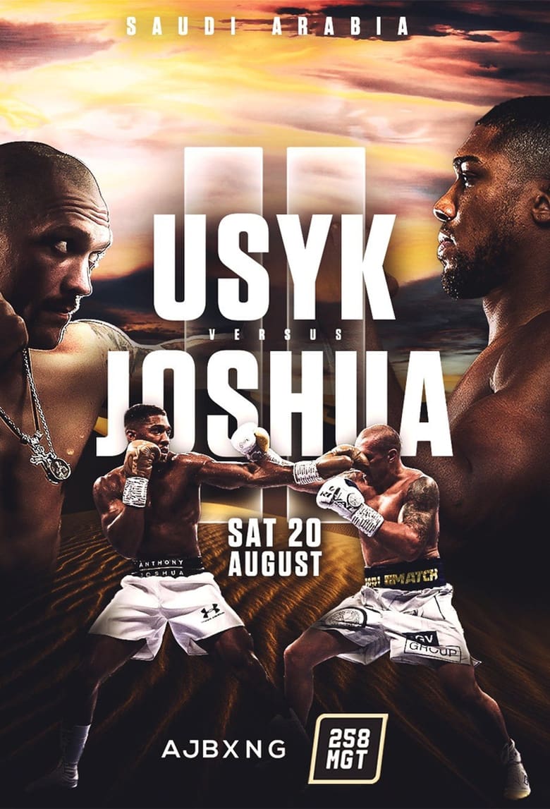 Poster of Oleksandr Usyk vs. Anthony Joshua II