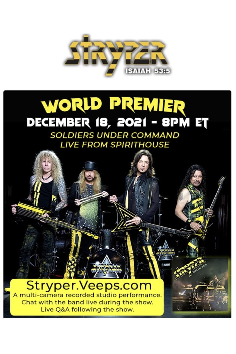 Poster of Stryper - Soldiers from the Underground Live Stream