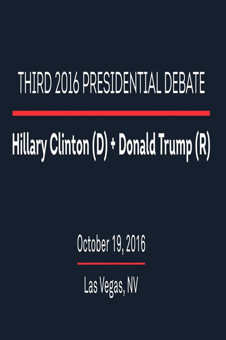 Poster of 2016 Third Presidential Debate