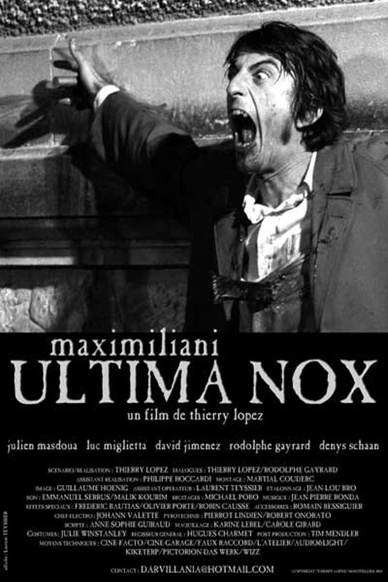 Poster of Maximiliani Ultima Nox