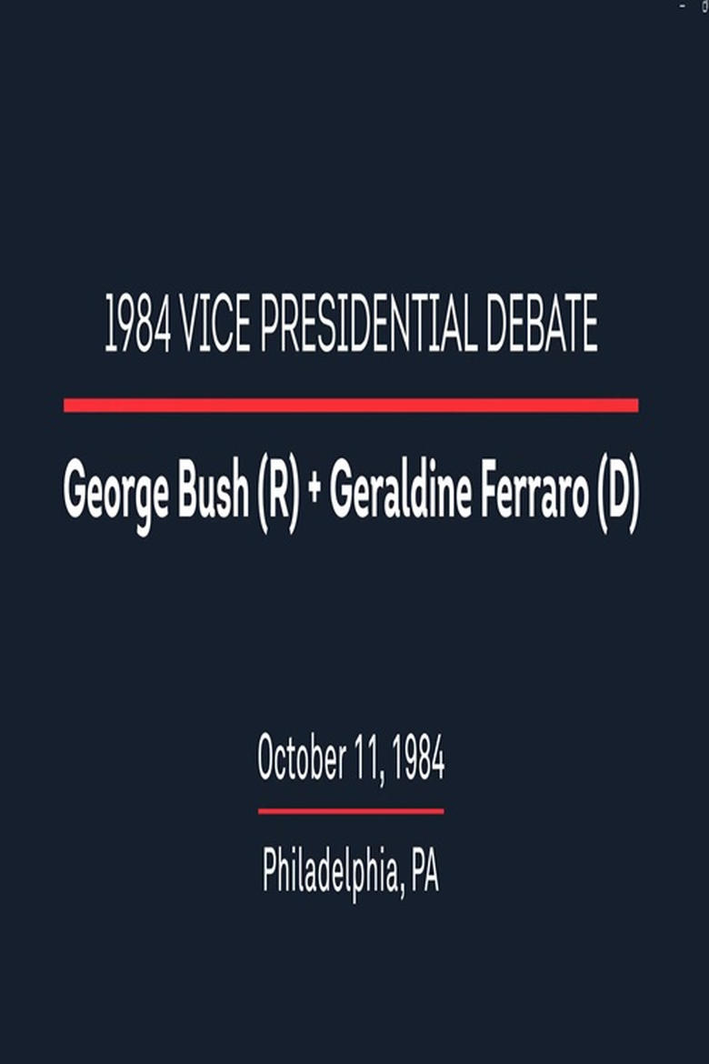 Poster of 1984 Vice Presidential Debate