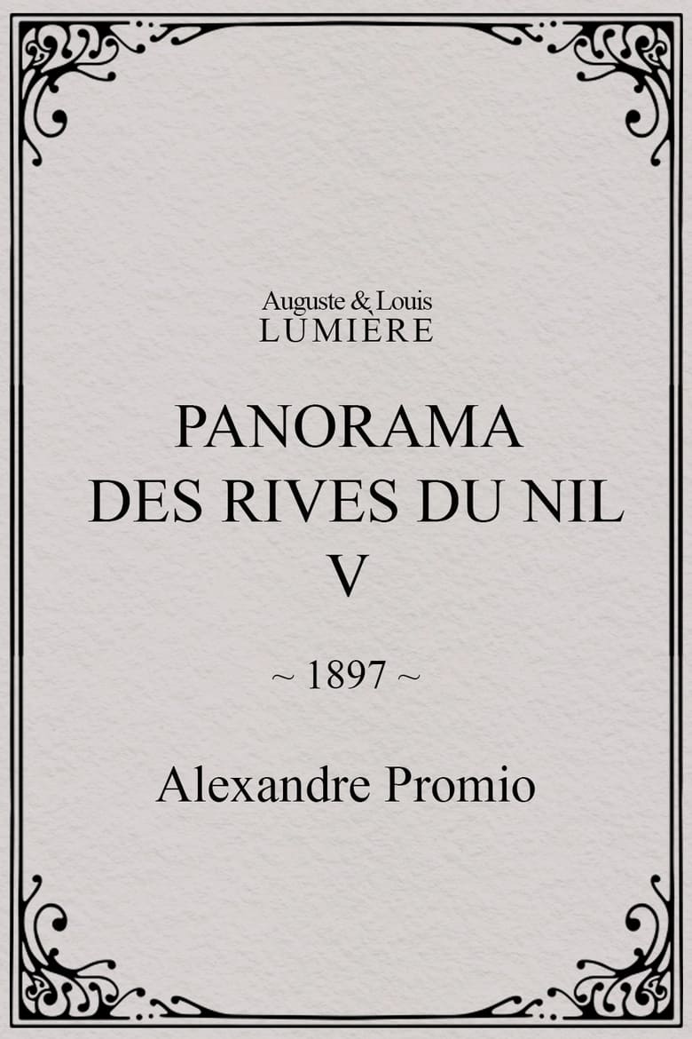 Poster of Panorama des rives du Nil, [V]