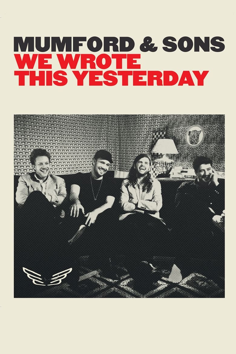 Poster of Mumford & Sons: We Wrote This Yesterday