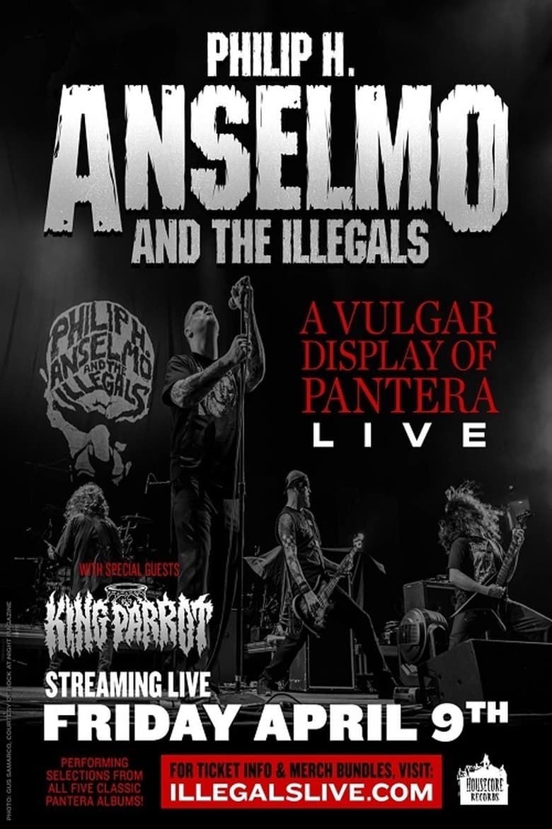 Poster of Philip H. Anselmo And The Illegals: A Vulgar Display Of Pantera Live