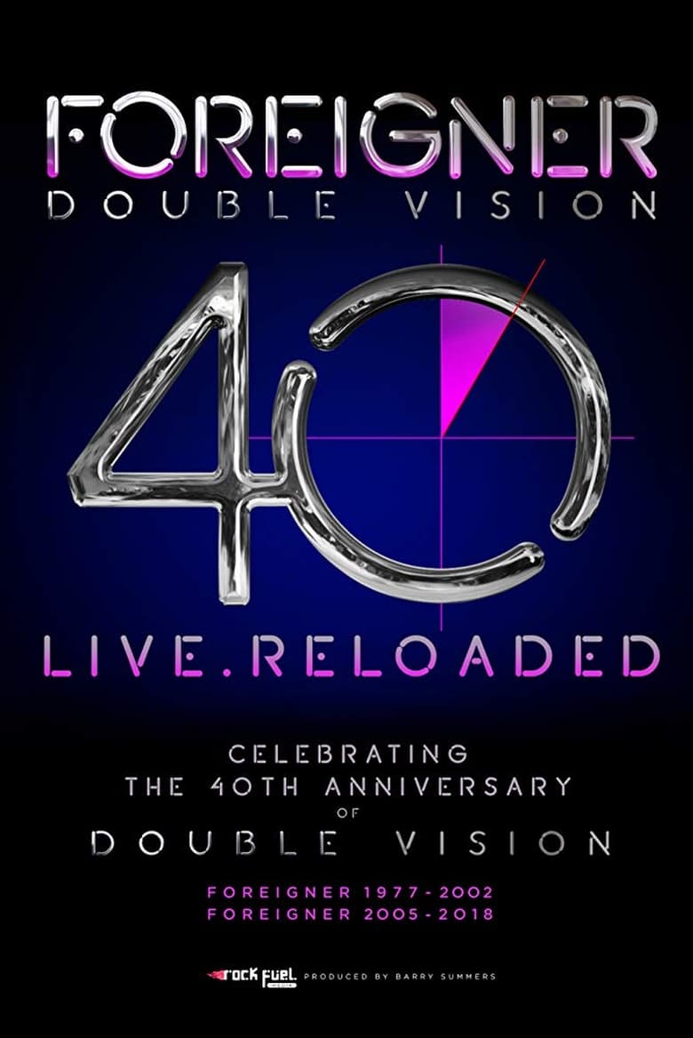 Poster of Foreigner - Double Vision 40 Live.Reloaded