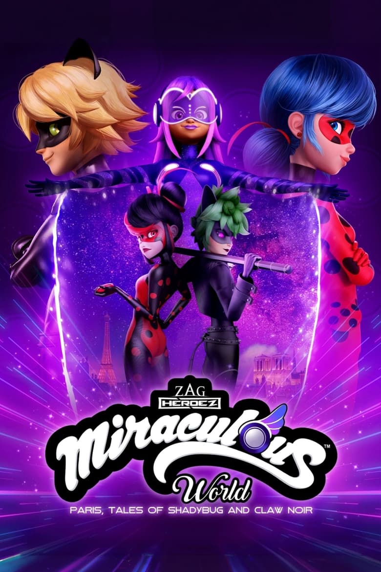 Poster of Miraculous World: Paris, Tales of Shadybug and Claw Noir