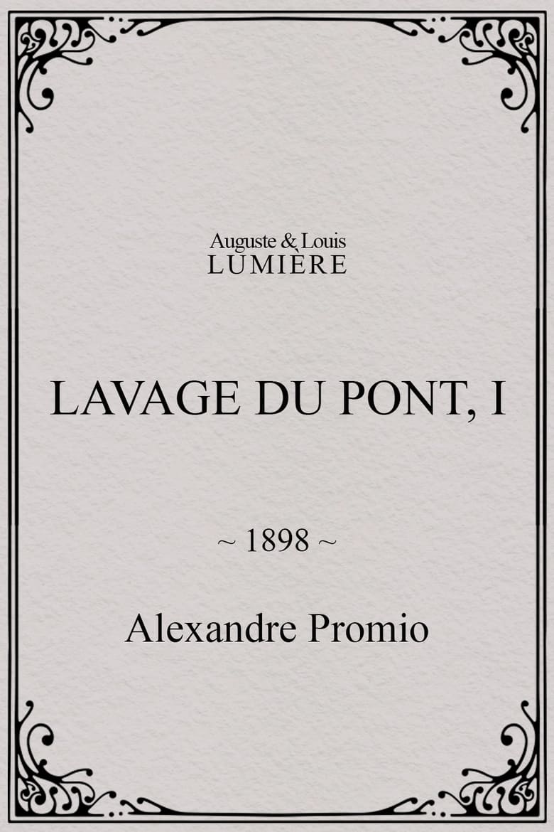 Poster of Lavage du pont, I