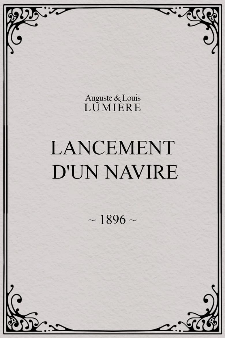 Poster of Lancement d'un navire