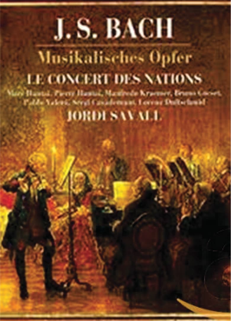 Poster of Bach BWV 1079 Musical Offering Jordi Savall Concert des Nations