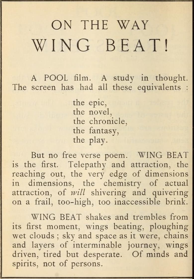 Poster of Wing Beat