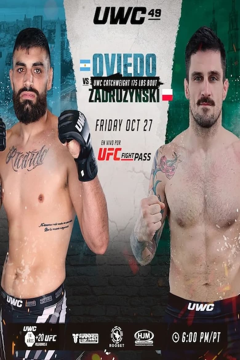 Poster of UWC 49: Oviedo vs. Zadruzynski