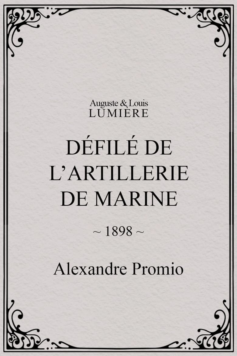 Poster of Défilé de l’artillerie de marine