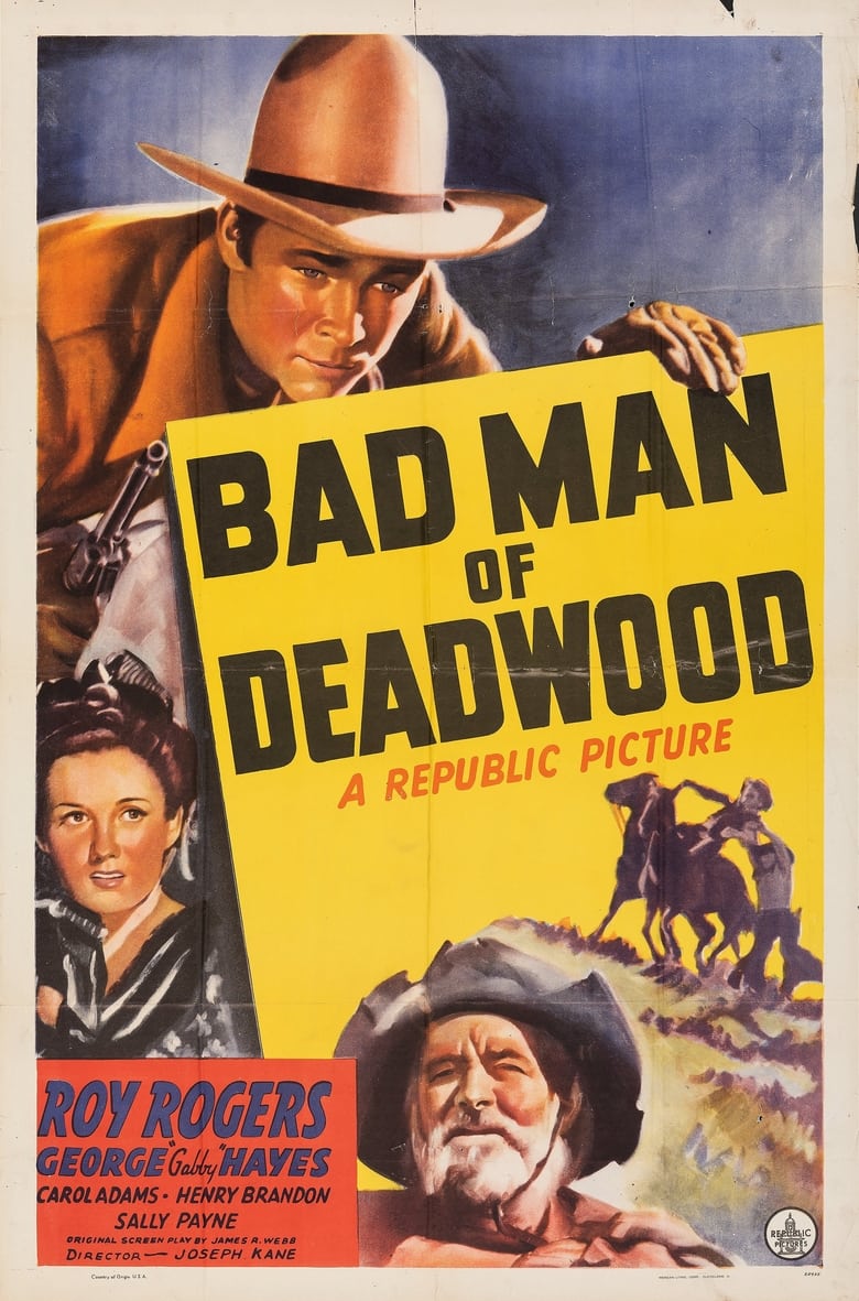 Poster of Bad Man of Deadwood