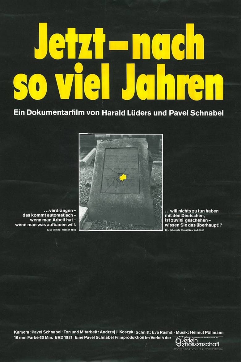 Poster of Jetzt, nach so viel’ Jahren