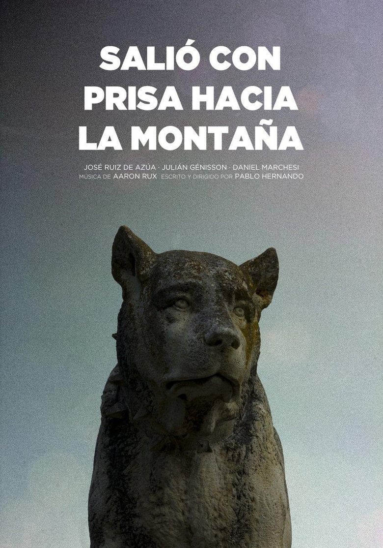 Poster of Salió con prisa hacia la montaña