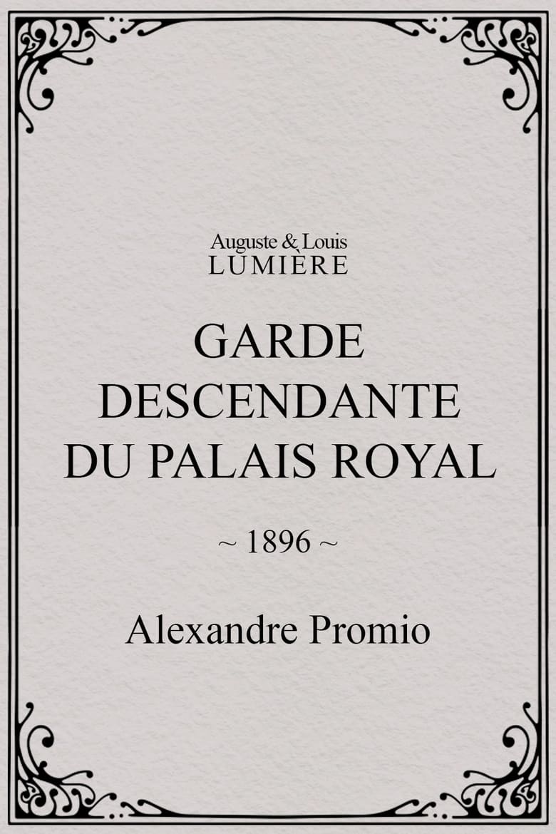 Poster of Garde descendante du palais royal