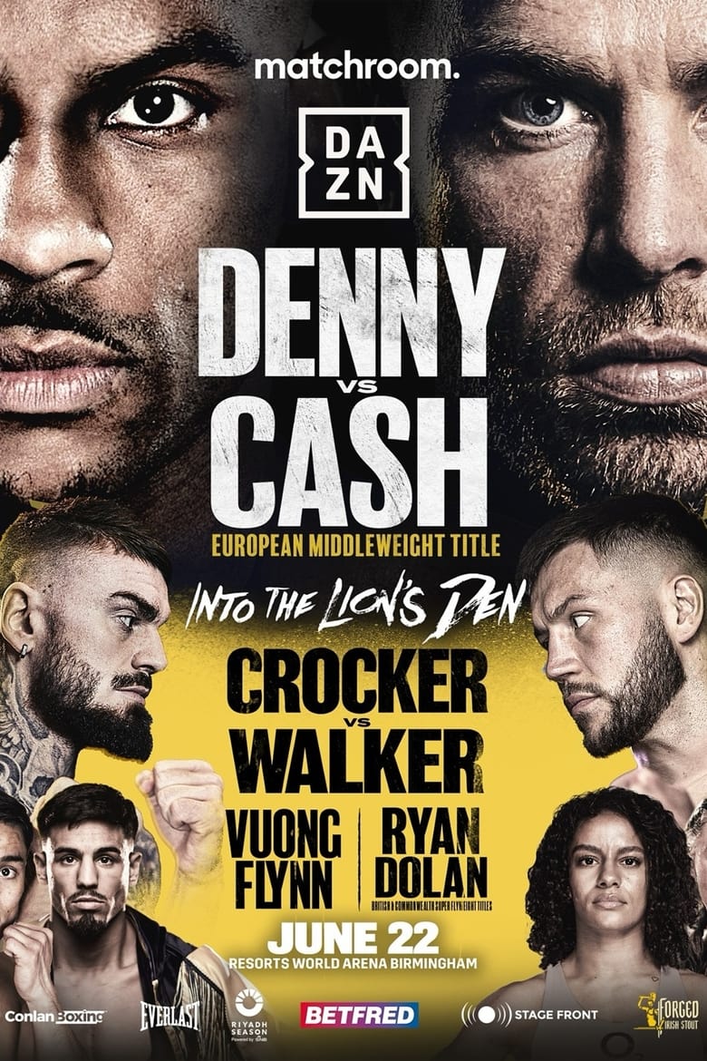 Poster of Tyler Denny vs. Felix Cash