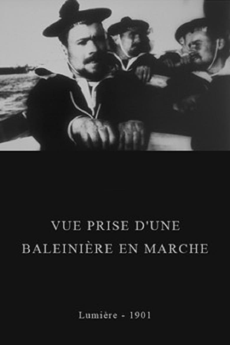 Poster of Vue prise d'une baleinière en marche