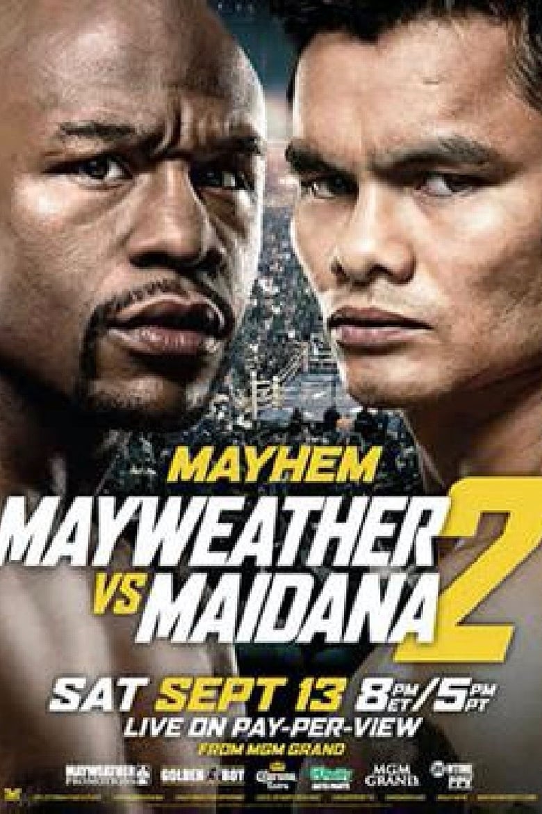 Poster of Floyd Mayweather Jr. vs. Marcos Maidana II