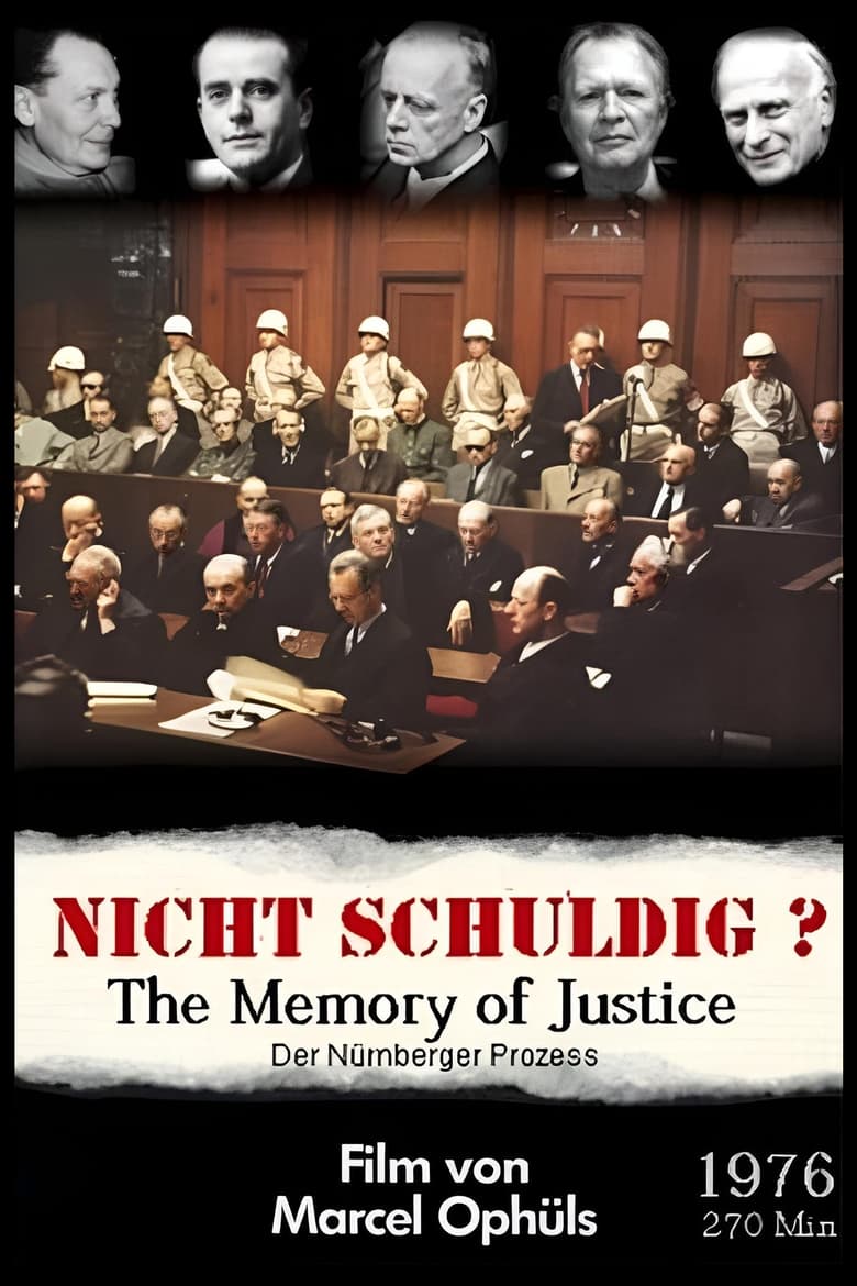 Poster of The Memory of Justice