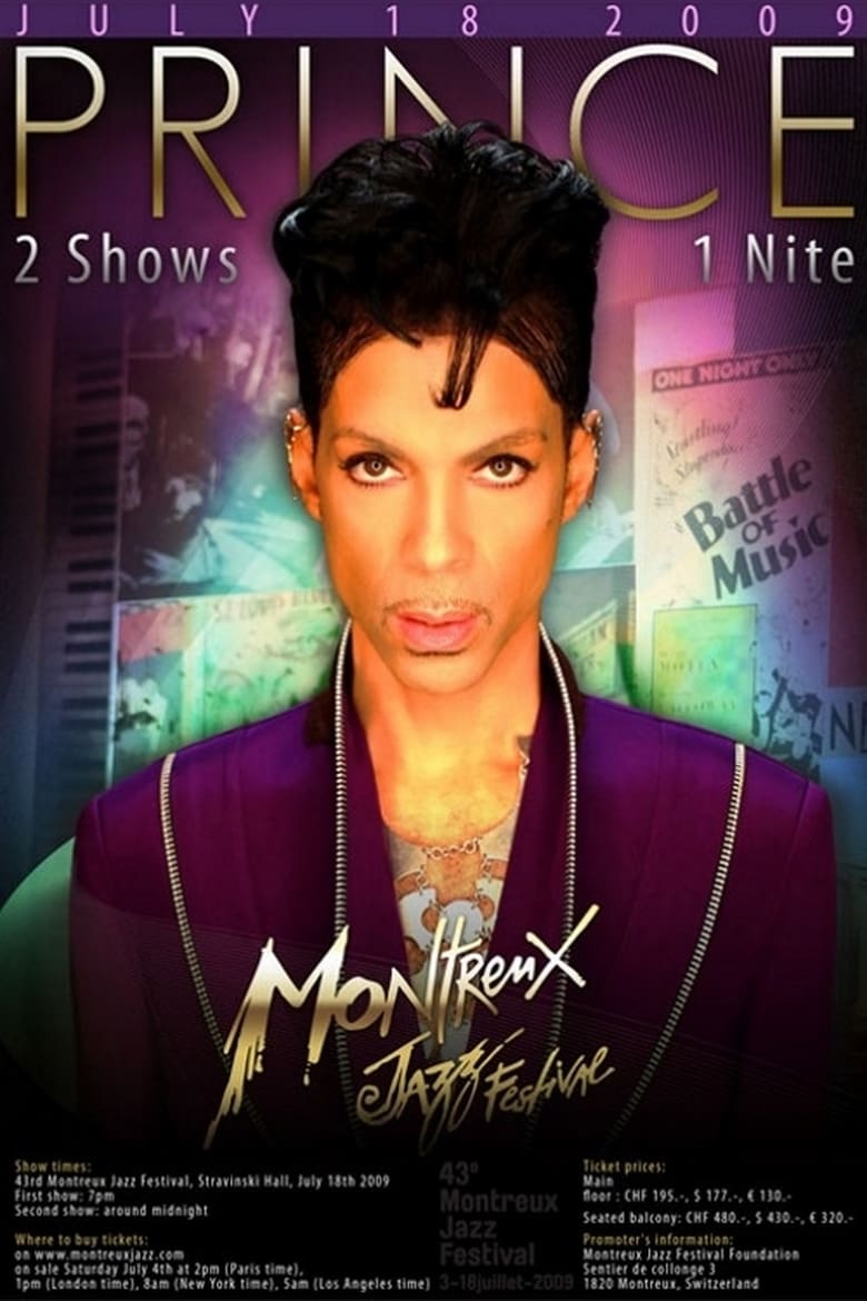 Poster of Prince - Montreux Jazz Festival (Early Show)