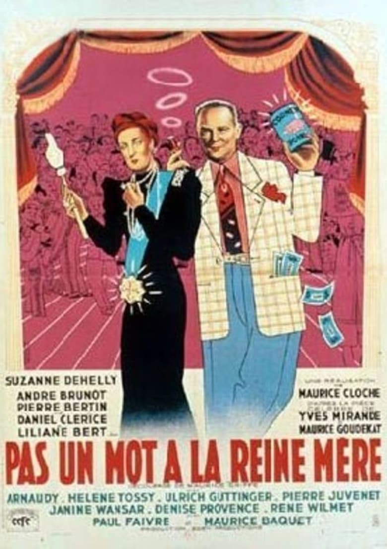 Poster of Pas un mot à la reine mère