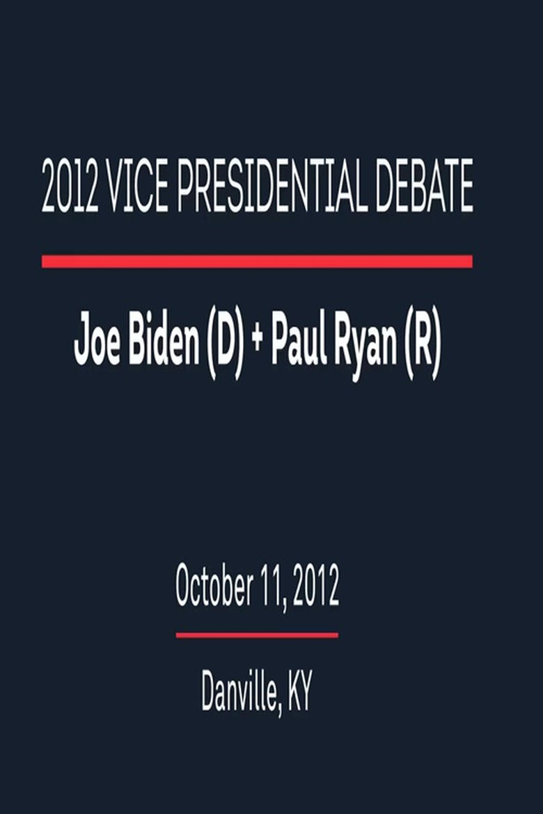 Poster of 2012 Vice Presidential Debate