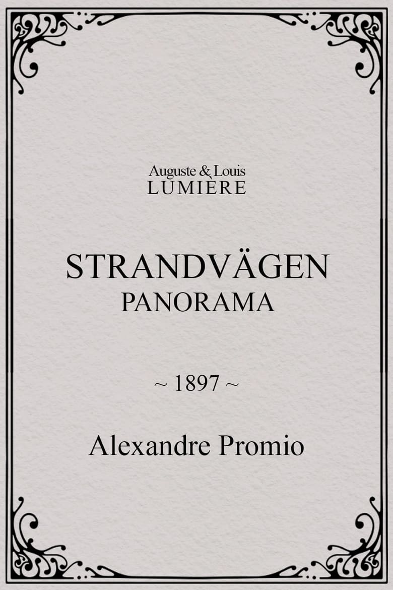 Poster of Strandvägen : panorama