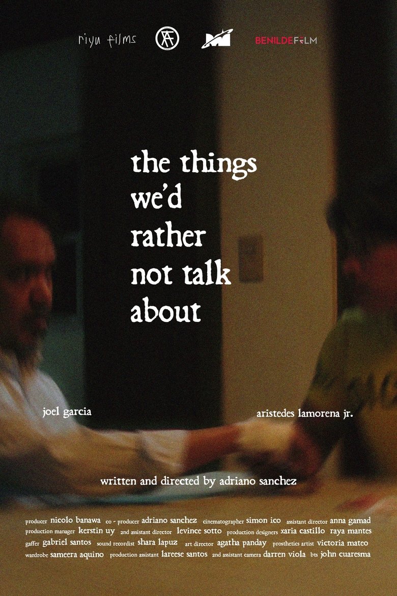 Poster of the things we'd rather not talk about