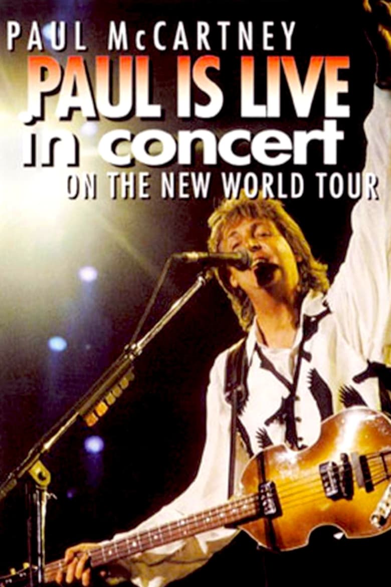 Poster of Paul is Live in Concert on The New World Tour