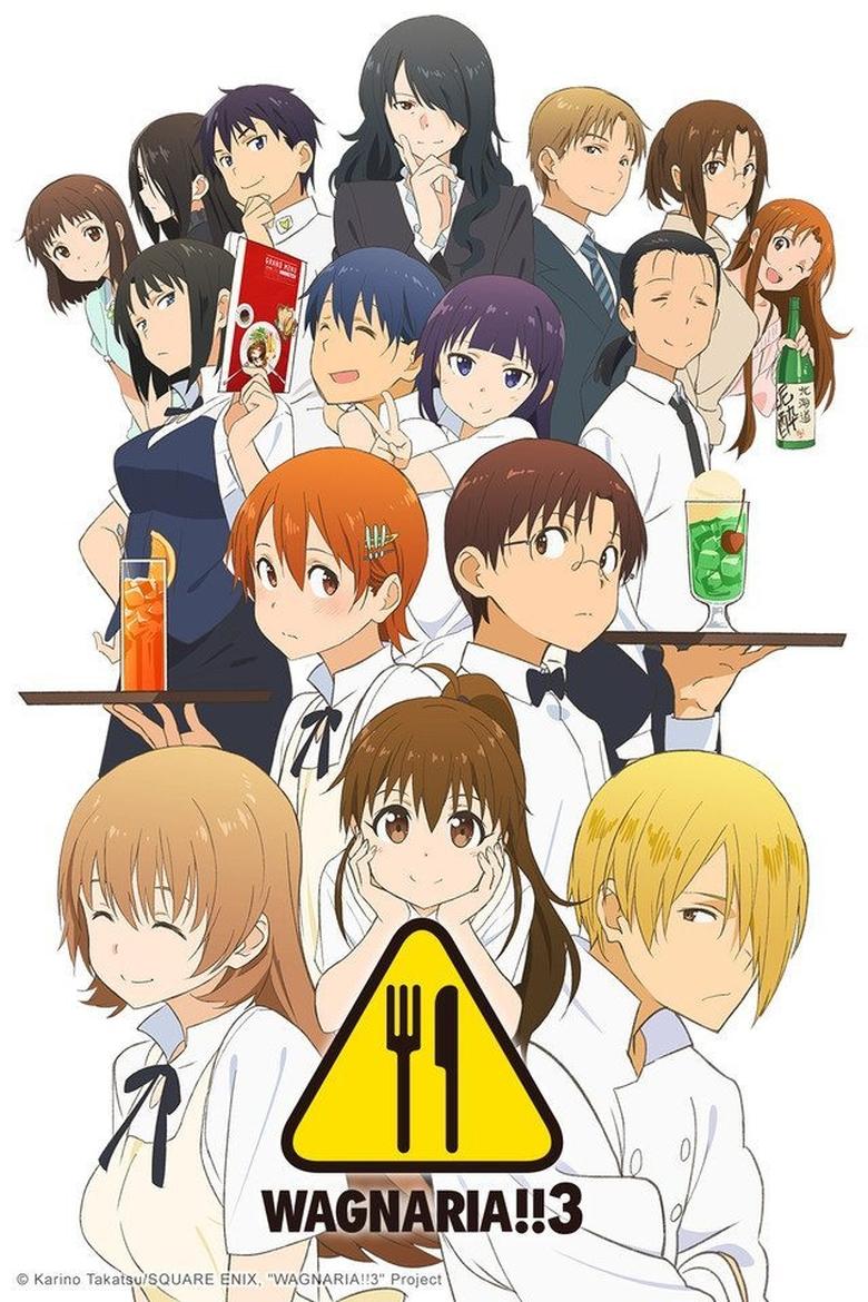 Poster of Cast and Crew in Wagnaria!! - Season 3 - Episode 10 - That Woman Shizuka