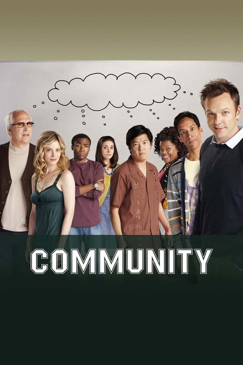 Poster of Cast and Crew in Community - Season 2 - Episode 23 - A Fistful of Paintballs (1)