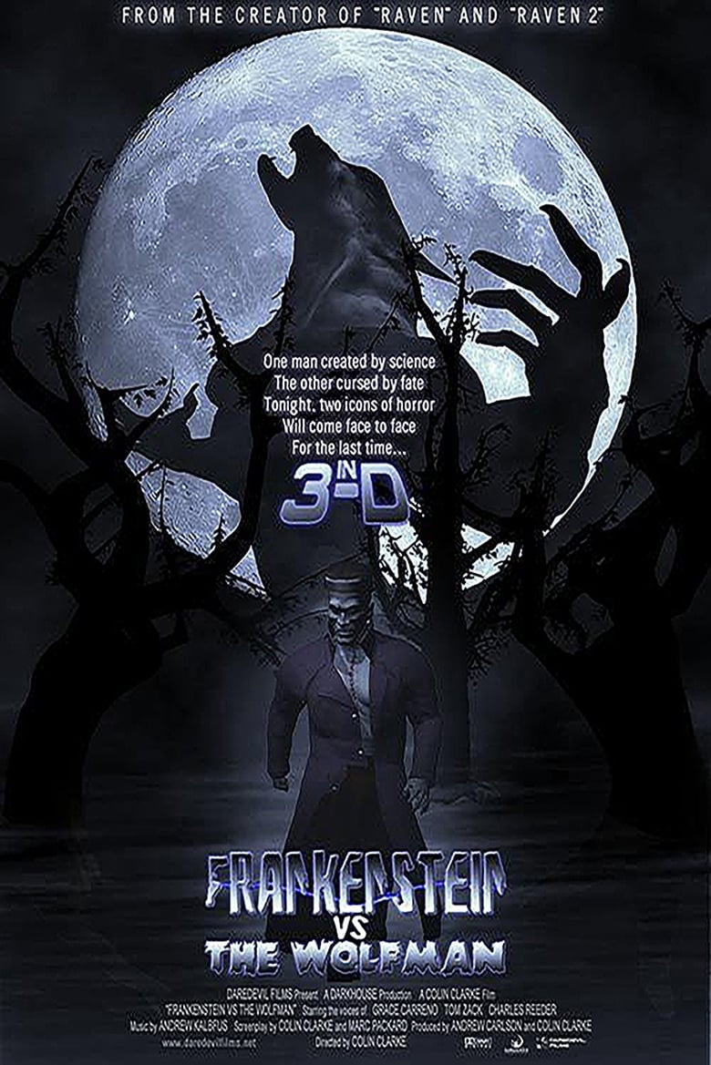 Poster of Frankenstein vs. the Wolfman in 3-D