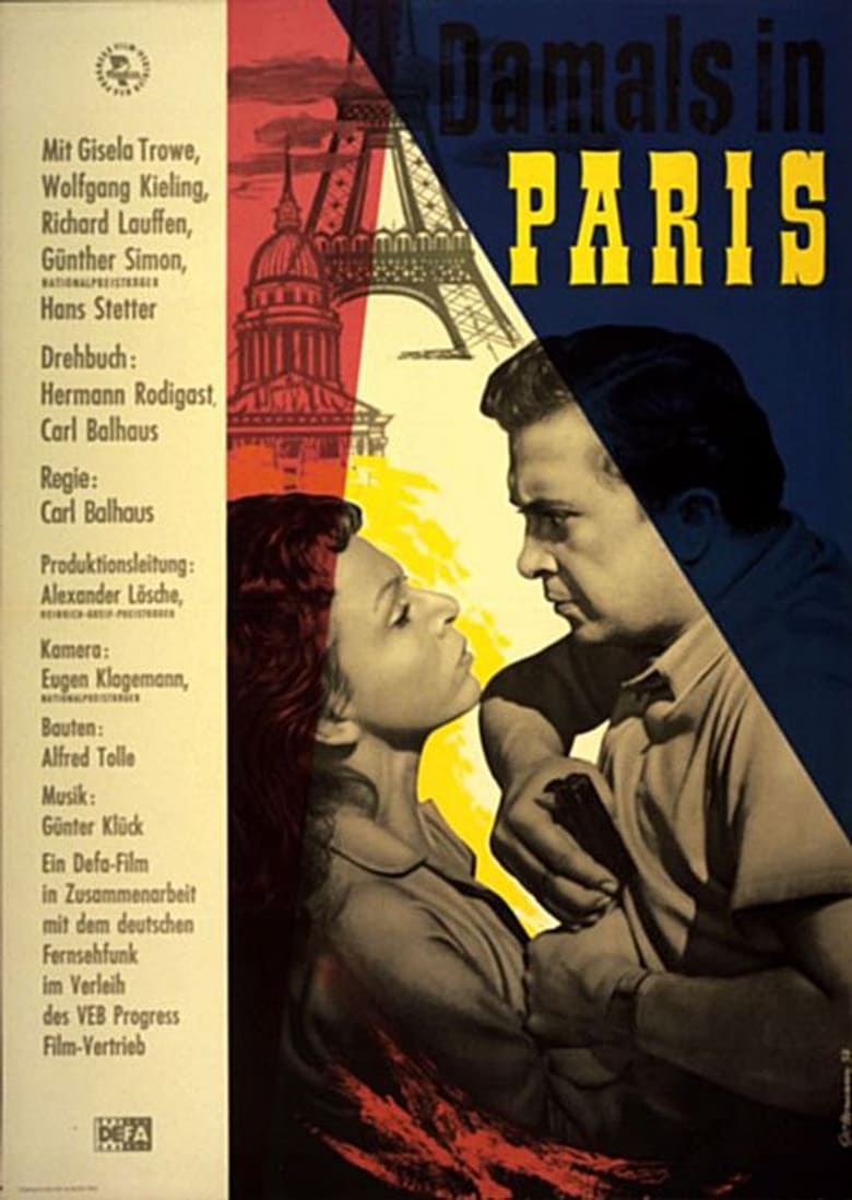 Poster of Damals in Paris