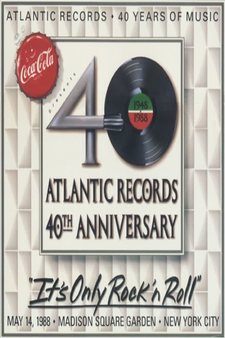 Poster of Atlantic Records 40th Anniversary Show 1988