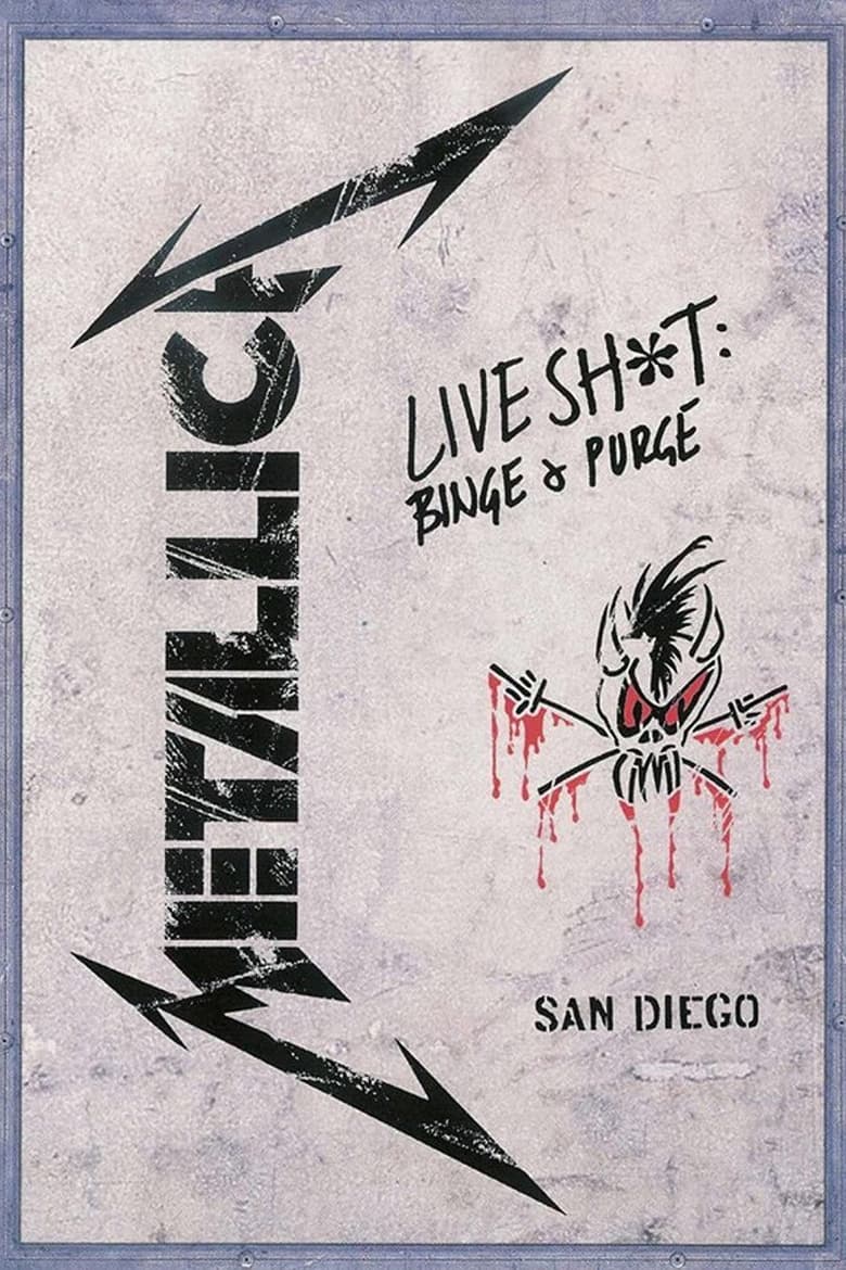 Poster of Metallica: Live Shit - Binge & Purge, San Diego 1992