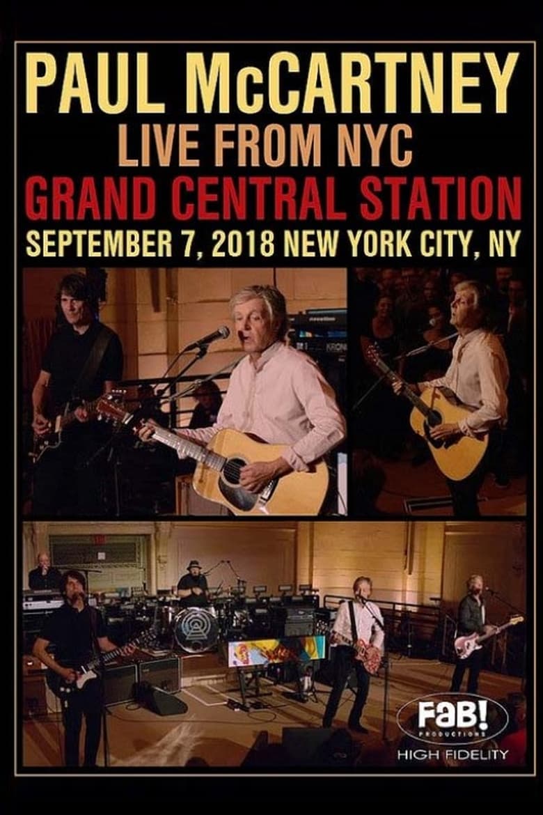 Poster of Paul McCartney | Live at Grand Central Station