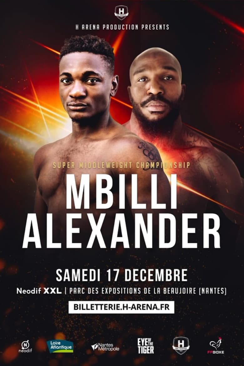 Poster of Christian Mbilli vs. Vaughn Alexander