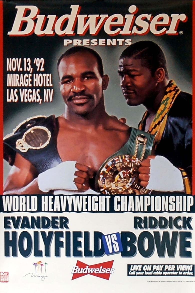 Poster of Evander Holyfield vs Riddick Bowe I