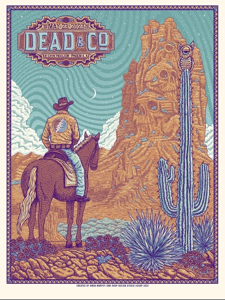 Poster of Dead & Company: 2023-05-23 Ak Chin Pavilion, AZ