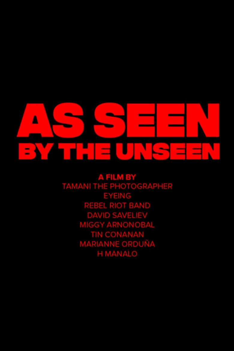 Poster of As Seen by the Unseen