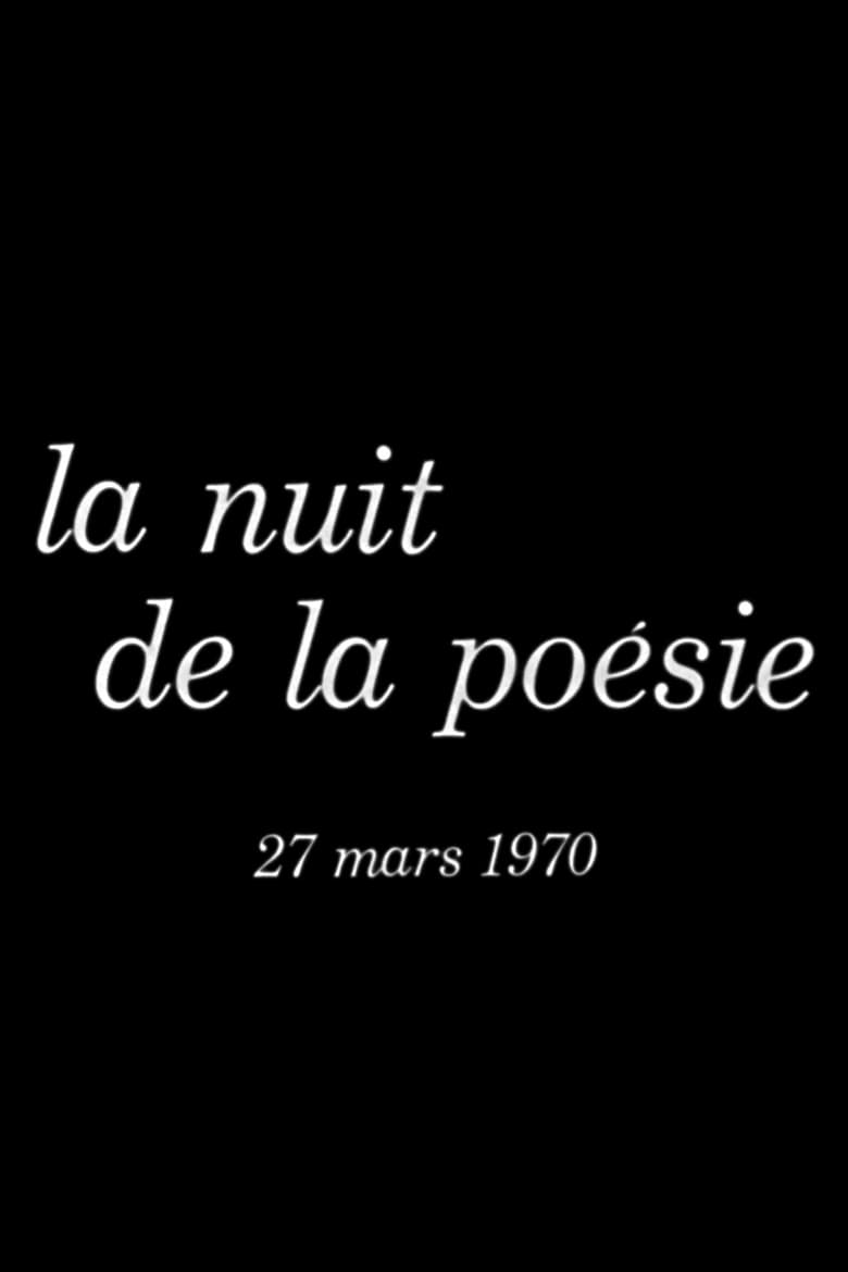 Poster of La nuit de la poésie 27 mars 1970